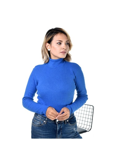 Belifanti Collection Kadın Yarım Balıkçı Yaka Kazak