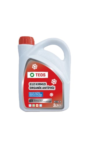 Kırmızı Antifriz Teos 3 Litre -40 Derece