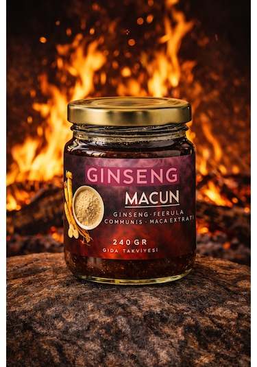 Ginseng, Maca Extract, Tongkat Ali, Çakşır Otu, Panax Içeren Kuvvet Bitkisel Karışımlı Macunu 240 Gr