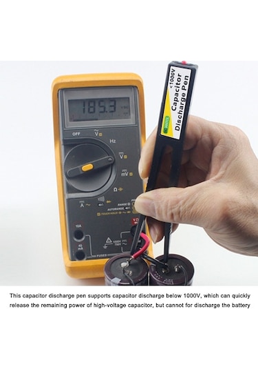 Trendooze Yüksek Voltaj Ucu Ucu Ucu Taşınabilir Sabit Onarımlar Kapasitör Hızlı Elektronik Boşaltma Boşaltma Boşaltma Boşaltma Aracı 1000v Dd