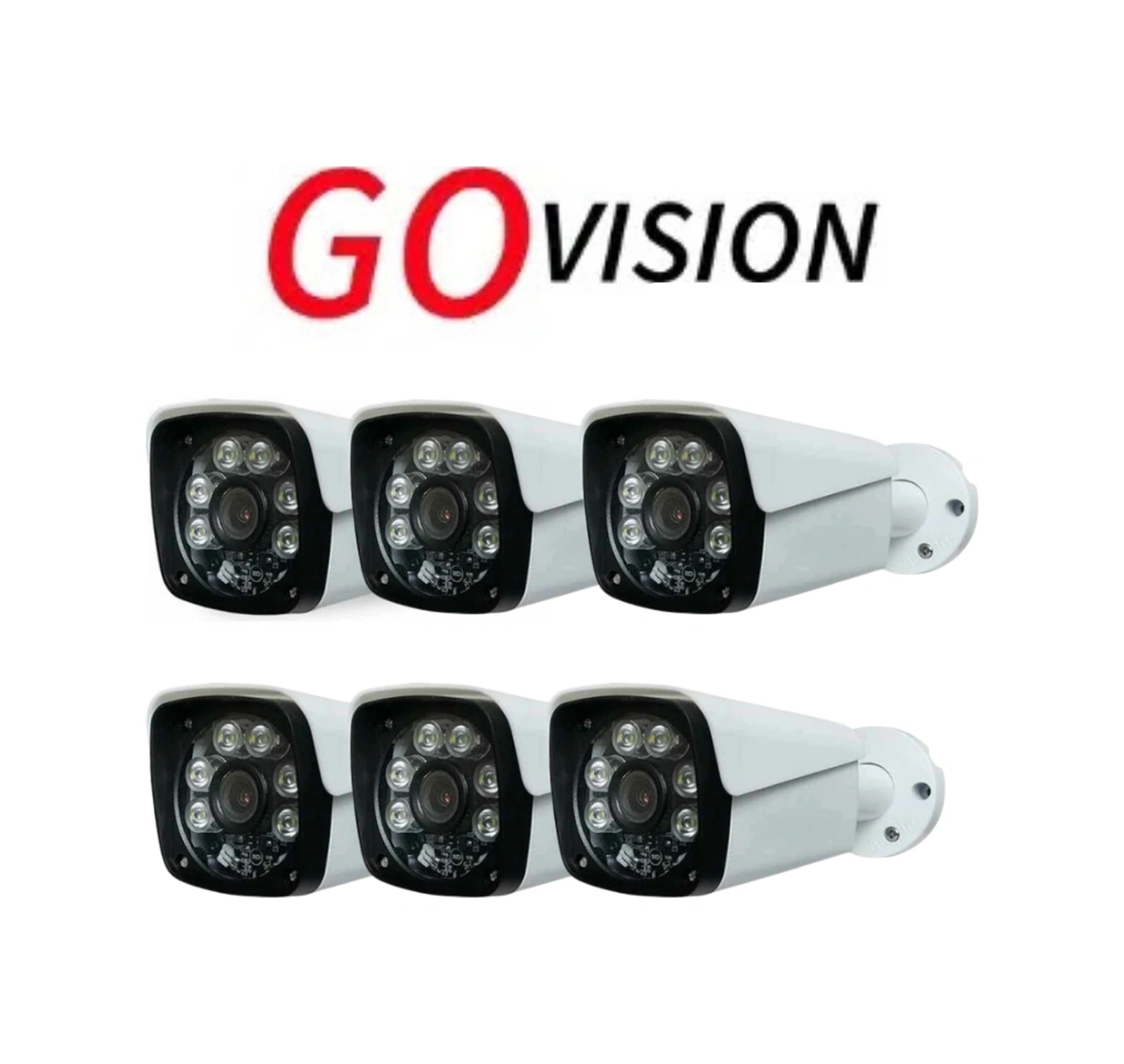 6 Adet 5mp 3.6mm Ahd Bullet Kamera