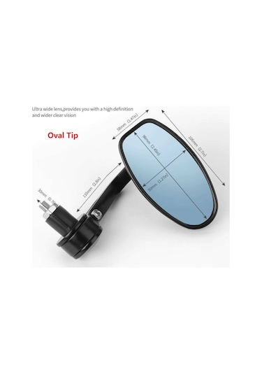 Gidon Ayna Seti Renkli Tüm Motorlara Uyumlu(Mavi Ca... 506599987