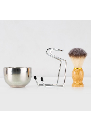 Suntek Kase Ve Fırçalı Paslanmaz Çelik Tıraş Standı