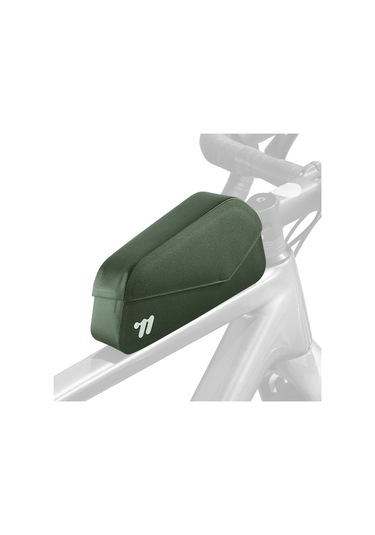 Jeemson Manyetik Kapaklı Su Geçirmez Bisiklet Çantası - 1l Kapasiteli, 600d Tpu, Rüzgar Direncini Azaltan Tasarım, Kolay Kurulum Yeşil