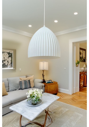 Modern Sarkıt Tekli Bohem Avize 23x27 Cm Salon Mutfak Oturma Odası Cafe Bar Çok Renkli