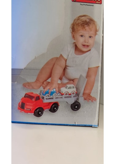 Transport Mini Arabalı Kamyon Boyut:30cm Mini Arabalar:7cm
