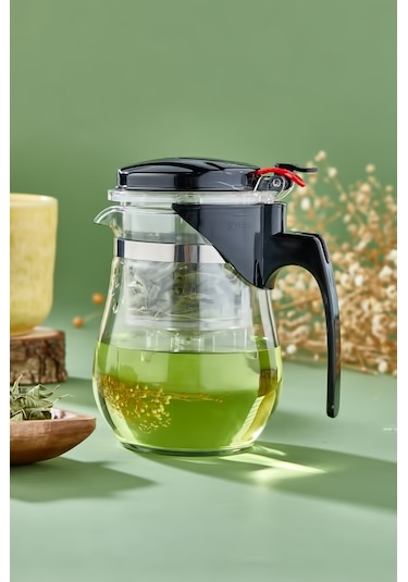 Bitki Çay Demliği French- Press 500 Ml Bitki Çay Demliği