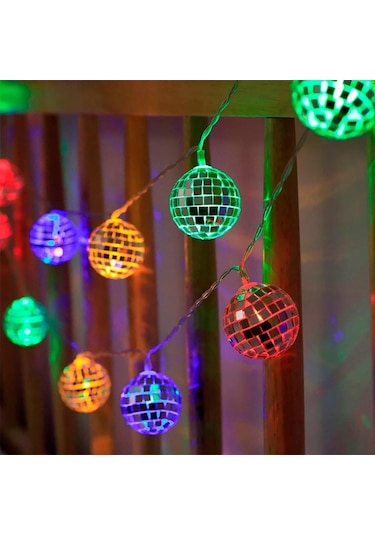 Büro Ev Ofis Aydınlatması İçin 2mt 10led Rgb Disko Toplu Lamba Diğer