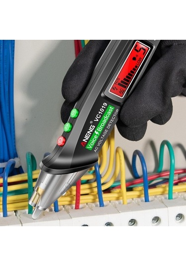 Trendooze Yayını Vc1019 Test Test Temassız Ses Lcd Kalemi Kalem Hassasiyeti Dijital Cihazı Ayarlanabilir Aneng Zr