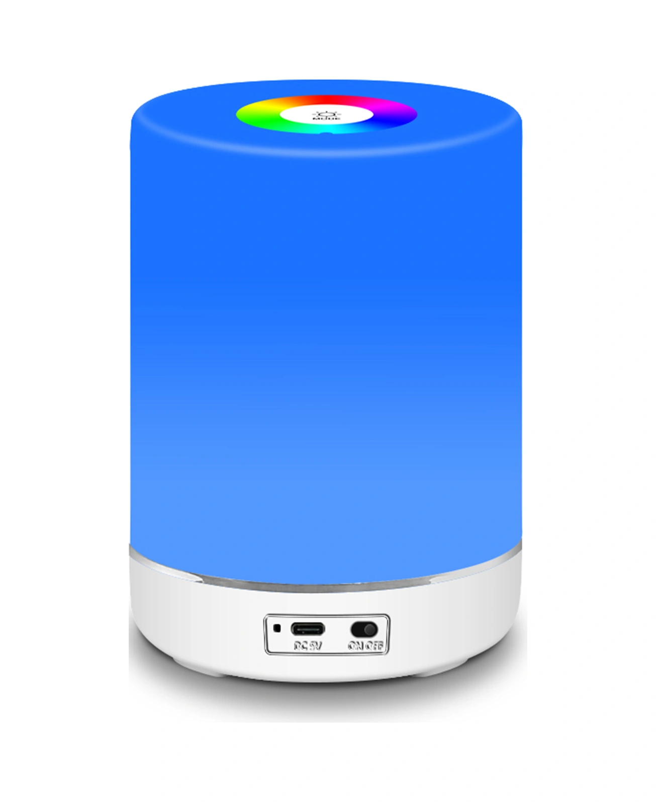 Geeroyoo Dokunmatik Kontrol 3 Parlaklık Ayarı Renkli Ambiyans Lamba, Yumuşak Işık Göz Koruyucu Led Gece Lambası Beyaz