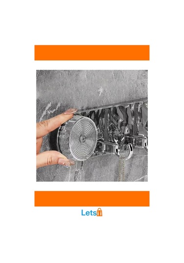 Şeffaf Güçlü Vantuzlu Askılık Çoklu Kanca Çok Renkli