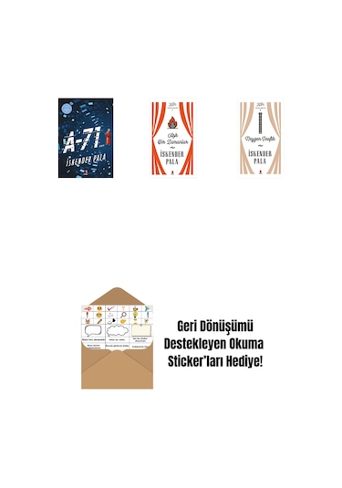 A-71 + Aşk Bir Zamanlar Ciltli + Neyzen Tevfik Ciltli + Okuma Sticker'ları