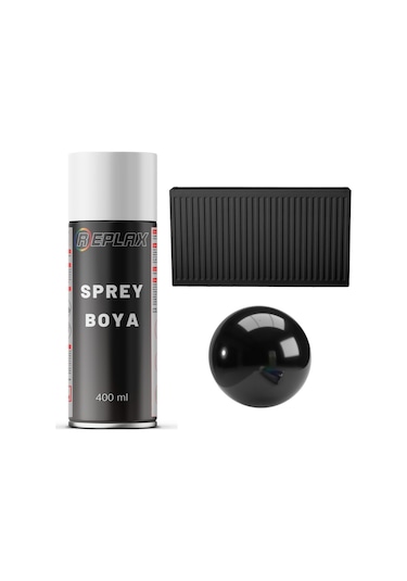 Siyah Radyatör Kalorifer Petek Sprey Boyası 400 Ml.