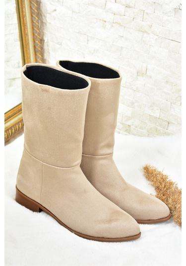 Fox Shoes  Ten Süet Düz Taban Günlük Kadın Bot L726597702 Ten-Süet