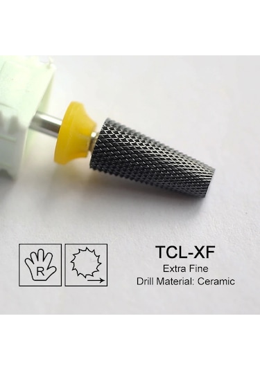 Konik Namlu Tırnak Matkap Uçları Tungsten Karbür Çivi Taşlama Kafası Freze Kesici 4xc Sert Yumuşak Jel Kaldırma Parlatma Dıy Araçları Siyah 1 Kat