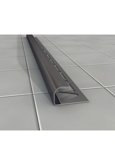 10 Mm Alm. Seramik Dış Köşe Profili Siyah Mat 2.7m Boy