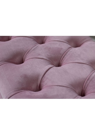 Vetra Chester Model Pembe Sandıklı Puf  Kapitoneli Model 140cm Sandıklı Bank