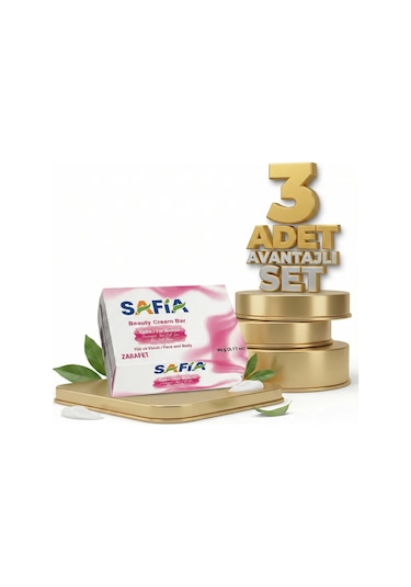 Safia Güzellik Sabunu Zarafet Kadınlar İçin 3x90 Gr Diğer