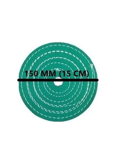 Grup Zımpara Mavi Cila Ve Dikişli 150 Mm Polisaj Keçesi