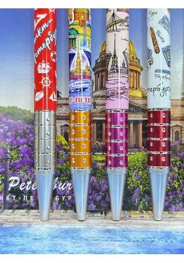 Bjorn 5'i 1 Arada Tükenmez Kalem Seti, St. Petersburg Hatıraları 475775219 Mavi