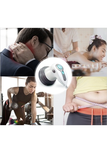 Leezsing Masaj Taşınabilir Zayıflama Sağlık İnsan Vücudu Elektrikli Selülit Önleyici Servikal Boyun Bel Titreşimli Çok Fonksiyonlu Masaj-542 Çok Renkli