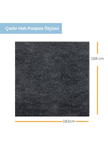 Beylini Kamp Matı Çadır Halısı Kaymaz Su Geçirmez Zemin Koruyucu