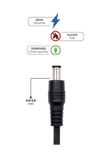 19v 4.74a 5.5 3.0mm 90w Samsung Uyumlu İçin Laptop Adaptör