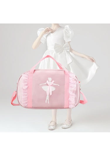 Homyl Bale Dans Çantası Tatlı Tutu Elbise Seyahat Için Çocuk Pembe