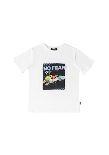 No Fear Nfr-b500337 Erkek Çocuk Tişört Beyaz
