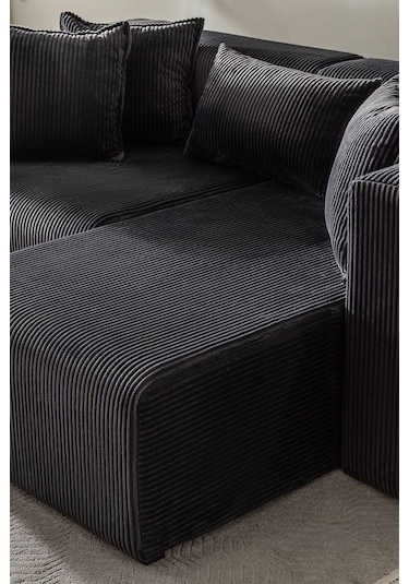 Katt Modüler Ekstra Rahat İskeletli 2 Li Koltuk 10 Renk Antrasit