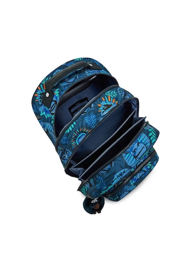 Kıplıng Class Room Büyük Boy Sırt Çantası Mavi Blue Monkey Fun