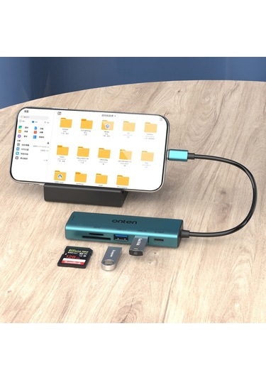 Onten Uc120 Usb-c'den Sd / Tf Kart Okuyucuya Usb Hub Diğer