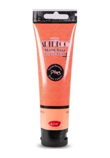 Plus Akrilik Boya 100ml Tüp 414 Kızıl 414 Kızıl