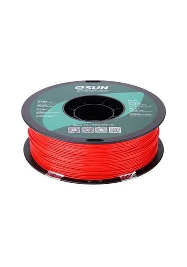 eSUN 1,75 mm PLA Plus (PLA+) Kırmızı Filament (1 KG)