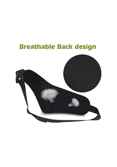 Novahub Vücuda Tam Oturan, İnce Bel Çantası Küçük Boy, Pasaport, Cüzdan, Telefon İçin İdeal Kırmızı Kırmızı