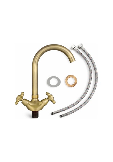 Potato Yüksek Ayaklı Mutfak Musluğu 237653886 Bronz Rengi