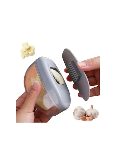 Sones 2'si 1 Arada Manuel Sarımsak Presi Salıncaklı Sarımsak Kıyma Makinesi Kırıcı