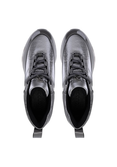 Tamer Tanca Kadın Gri Rugan Sneakers & Spor Ayakkabı 1172 07 Bn Ayk Sk25-26 Grı Rgn/prst Gri