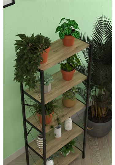 Modern, Şık Ve Dekoratif 5 Gözlü Raf