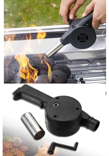 Barbekü Soba Semaver Odun Kömür Tutuşturucu Mangal Fanı