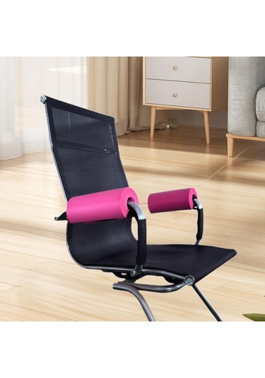 Suntek 2 Adet Ofis Koltuğu Kol Pedleri Yumuşak Elastik Pembe