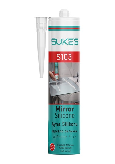 Sukes Ayna Silikonu Şeffaf 310 Gr