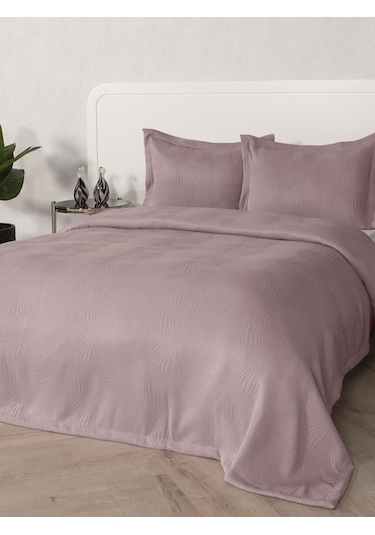 Yatak Örtüsü Alora Pastel Renkli, Yumuşak Ve Zarif Görünümlü Pudra