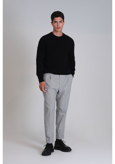 Lufian Lıght Erkek Kazak Siyah Siyah 112090139100100 Siyah