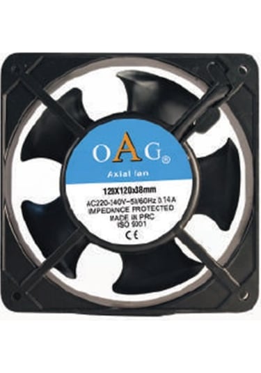 Kare Fan 120X120X30 Mm Oag 12X12 Cm