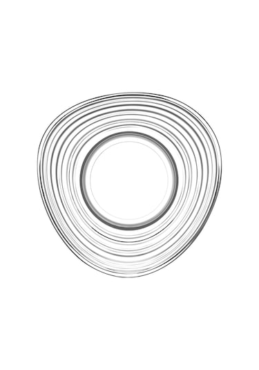 LAV Derin Cam Çay Tabağı 6 Kişilik