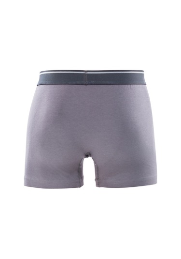 3 Lü Redzone Pamuk / Lycra Füme Erkek Boxer Füme