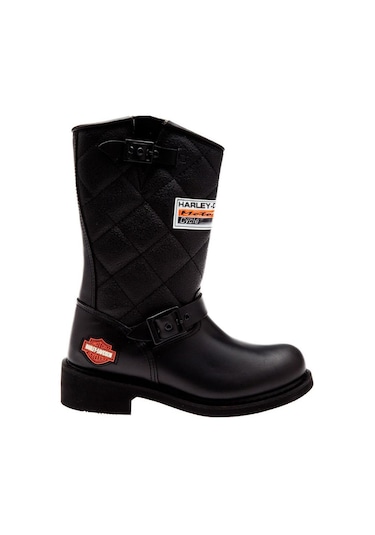 Harley Davidson LACONIA 644 Unisex  BLACK / YAĞLI DERİ Çizme