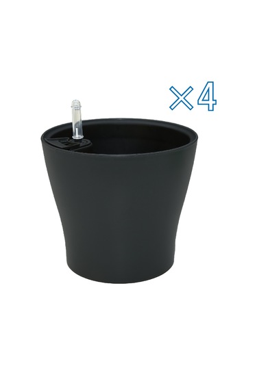 Biorfe Akıllı Saksı, Kendi Kendini Sulayan 4 Adet Saksı