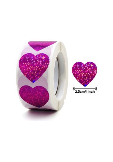 100-500 Adet Kalp Çıkartmalar Zarflar İçin Sevgililer Günü Köpüklü Kalp Çıkartmalar Dekoratif Aşk Çıkartmalar Tatil Dekorasyon Whıte